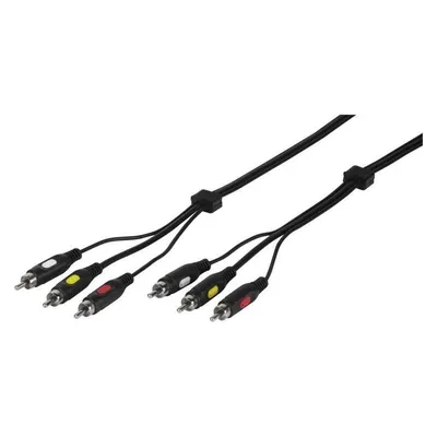 Cinch-Videoverbindung, stereo, 2m