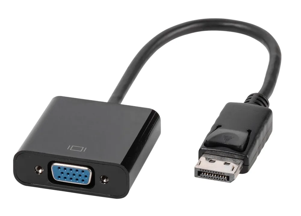 DisplayPort - VGA Adapter, DisplayPort Stecker - 15 pol. HD Buchse, 0,15m (45519)