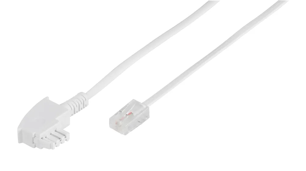 DSL Anschlusskabel, TAE-F Stecker auf RJ45-Stecker 8p8c, 10m (45053)