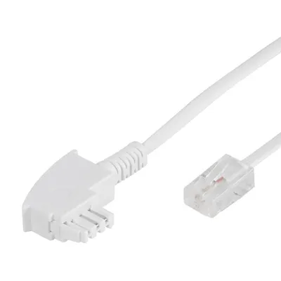 DSL Anschlusskabel, TAE-F-Stecker auf RJ45-Stecker 8p8c, 1m (45054)
