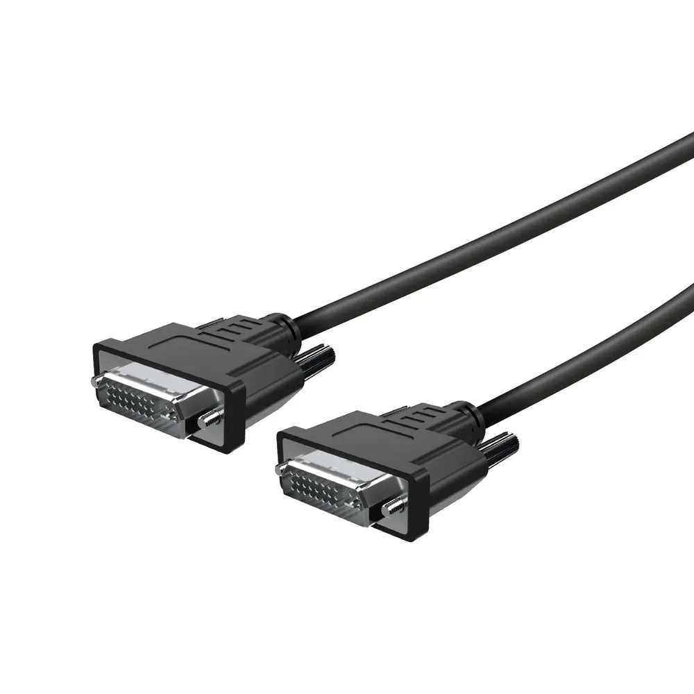DVI-I-Kabel, 1,5 m, High Speed für Monitore und Projektoren, schwarz