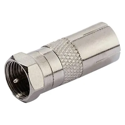 Vivanco F Antennenanschlussadapter - Silber