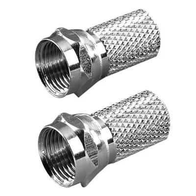 F-Stecker, 7,0 mm, 2 Stück (44000)