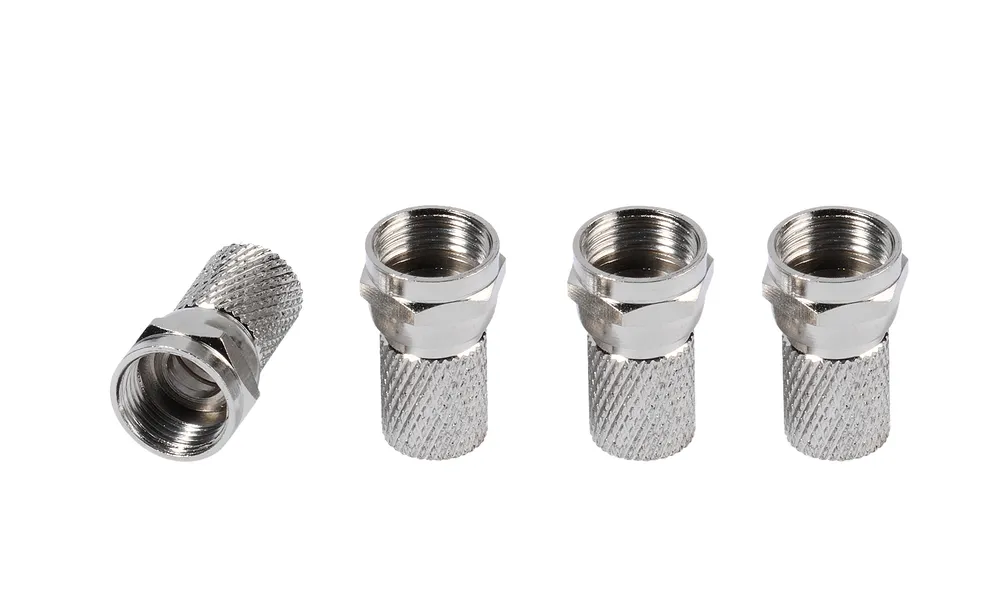 F-Stecker, 7,0 mm, 4 Stück (44001)