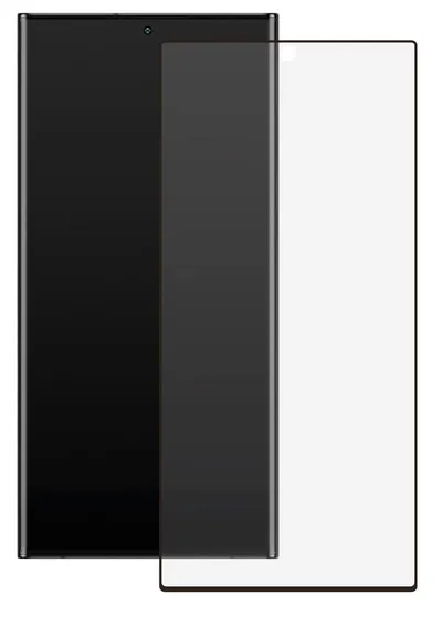 Full Screen Displayschutzglas für Galaxy S22 Ultra (63099)