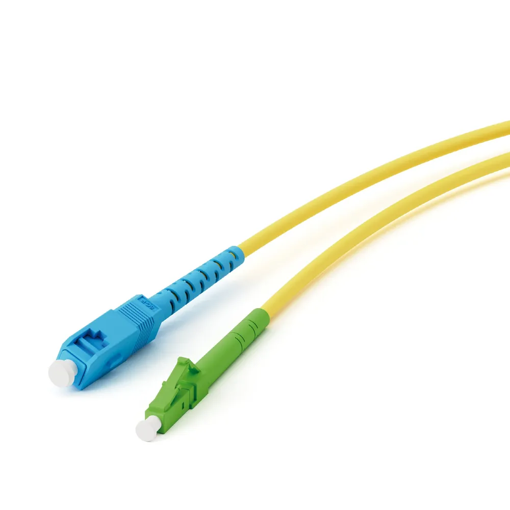 Glasfaser Netzwerkkabel, LC/APC-Stecker  SC/UPC-Stecker, 10 Gbit (45714)