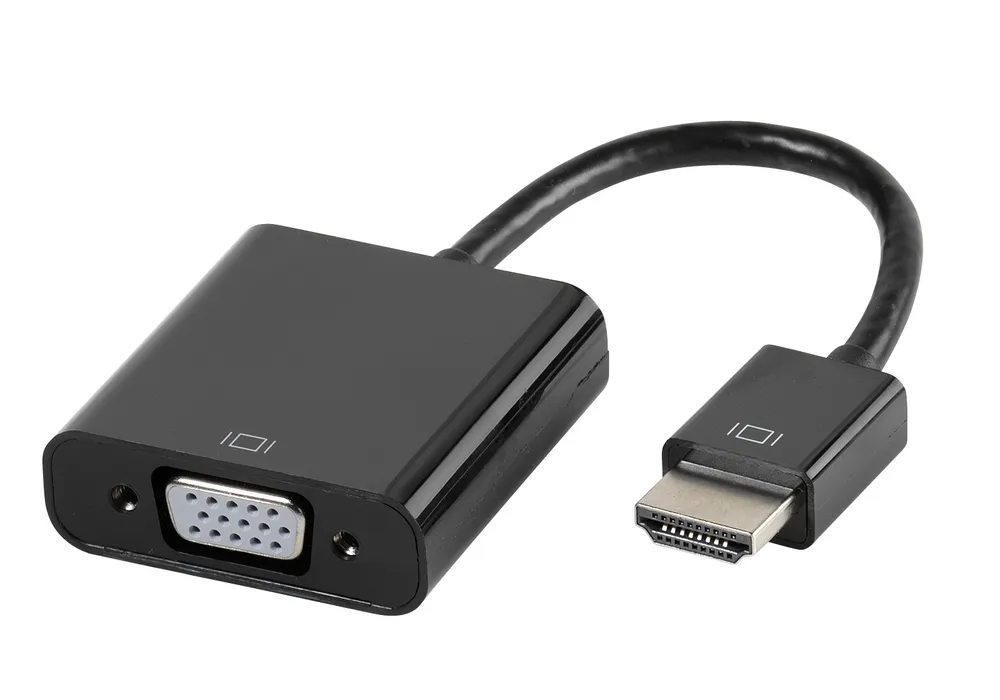 HDMI® VGA Adapter, HDMI® Stecker  VGA-Buchse (45493)