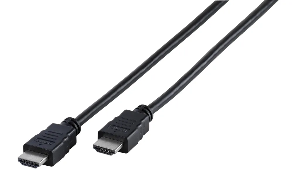 High Speed HDMI Kabel mit Ethernet, HDMI Stecker HDMI Stecker, 1,5m, schwarz (47893)