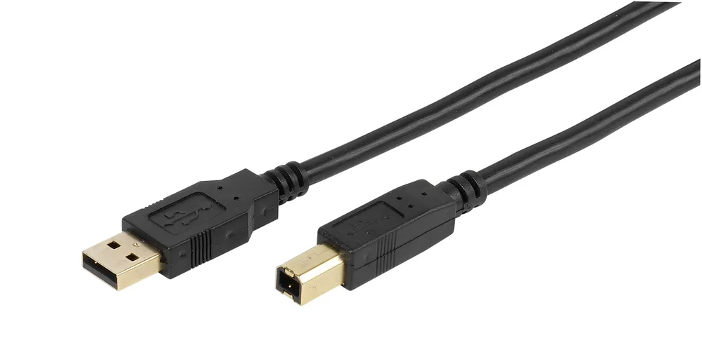 Hochwertiges USB 2.0 zertifiziertes Verbindungskabel, 3m (45211)