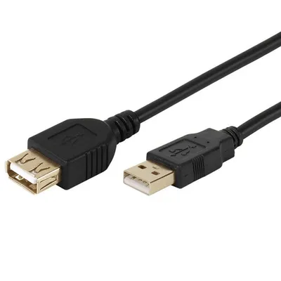 Hochwertiges USB 2.0 zertifiziertes Verlängerungskabel, 3m (45216)