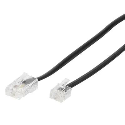 ISDN Anschlusskabel, RJ45-Stecker 8p4c auf RJ11-Stecker 4p4c , 6m (45036)