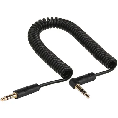 Klinkenverbindung stereo, Spiralkabel, 1,5m (46207)