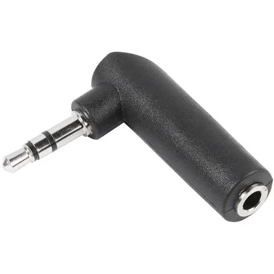 Kompakter 3,5 mm Klinke Winkeladapter (46129)