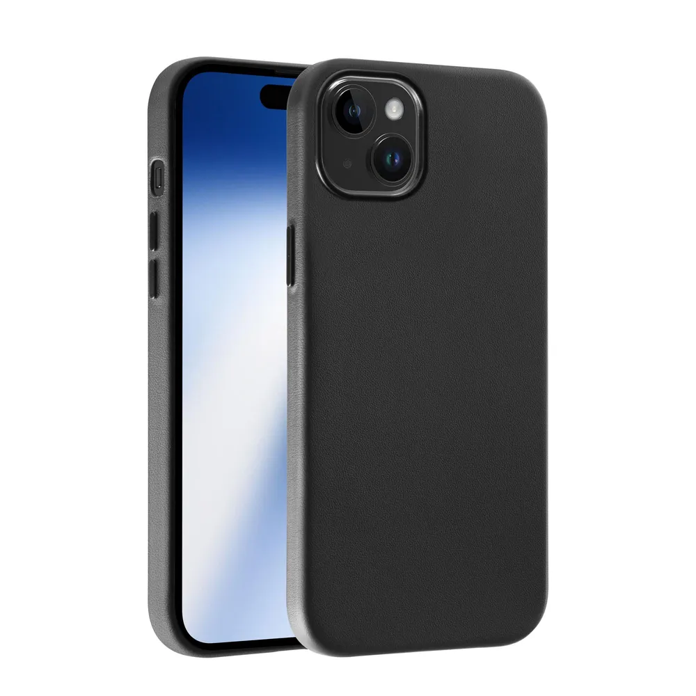 Mag Classic Cover, Magnetic Wireless Charging Support für iPhone 15, schwarz (63885) Handyhülle