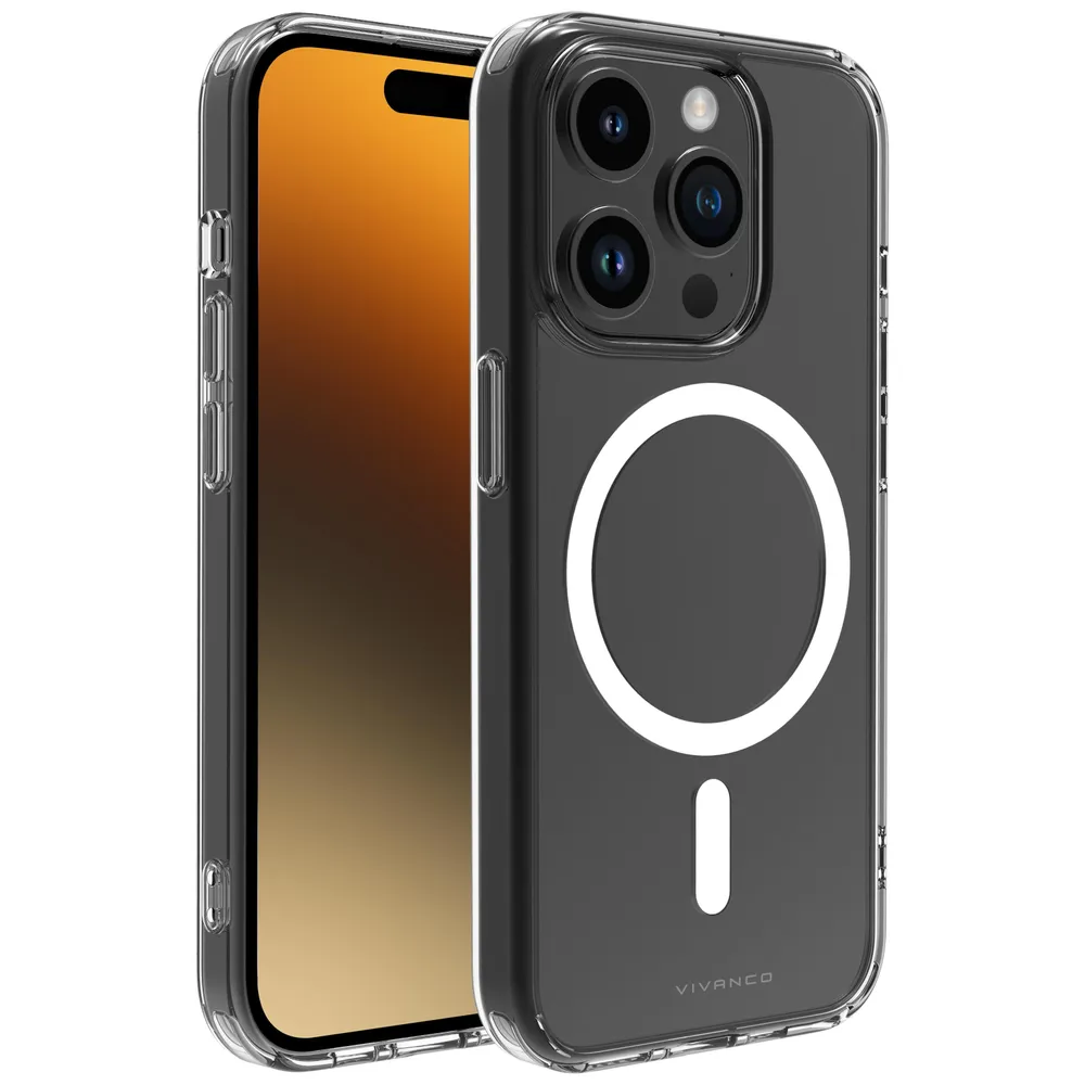 Mag Steady Anti Shock Cover, Magnetic Wireless Charging Support für iPhone 15 Pro Max (63922) Handyhülle