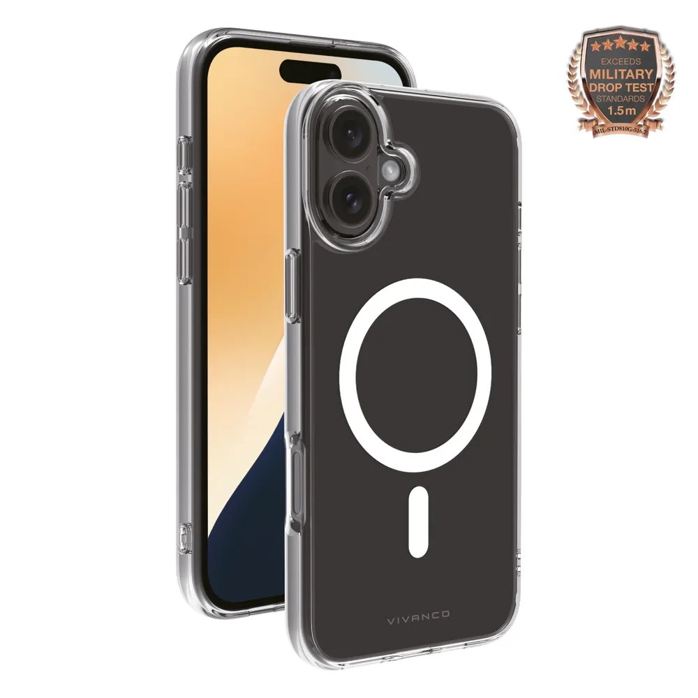 Mag Steady Anti Shock Cover, Magnetic Wireless Charging Support für iPhone 16 Plus (64237) Handyhülle