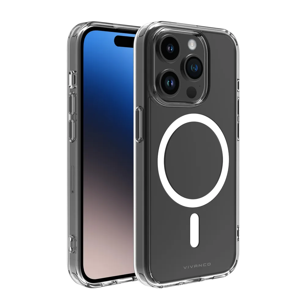 Mag Steady Anti Shock Cover, Magnetic Wireless Charging Support für iPhone 15 Pro (63901) Handyhülle