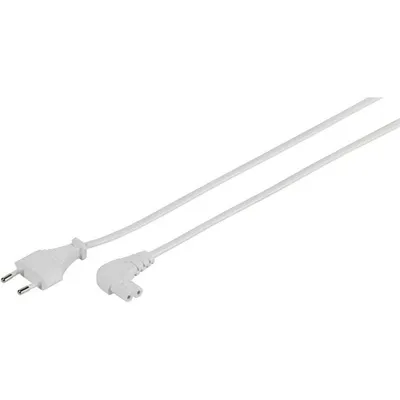 Netzanschlussleitung mit Winkelstecker, 2m (46208)
