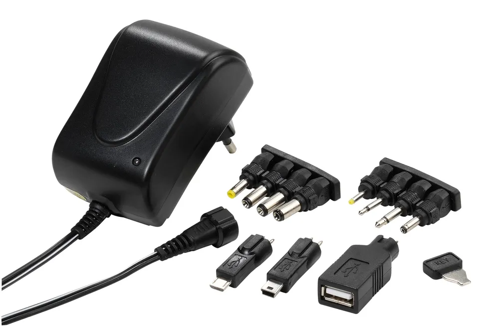 Netzteil für Elektronikgeräte, 3-12V, 2.100mA max. (42171)