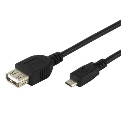 OTG Adapterkabel, Micro USB  USB, 0,15m (35567)
