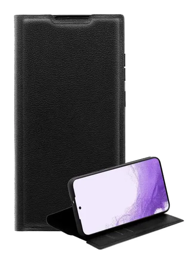 Premium Wallet, Book Cover für Galaxy S23 Schwarz (63526) Handyhülle