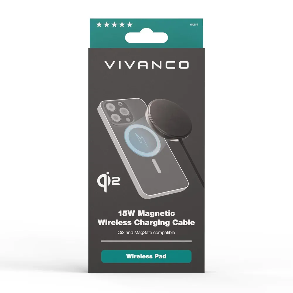 Qi2 Magnetic Wireless Charging Cable, 15.0W (64214)