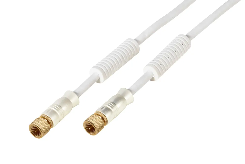 Receiveranschlusskabel mit Ferritkern, 110dB, 5m (44076)