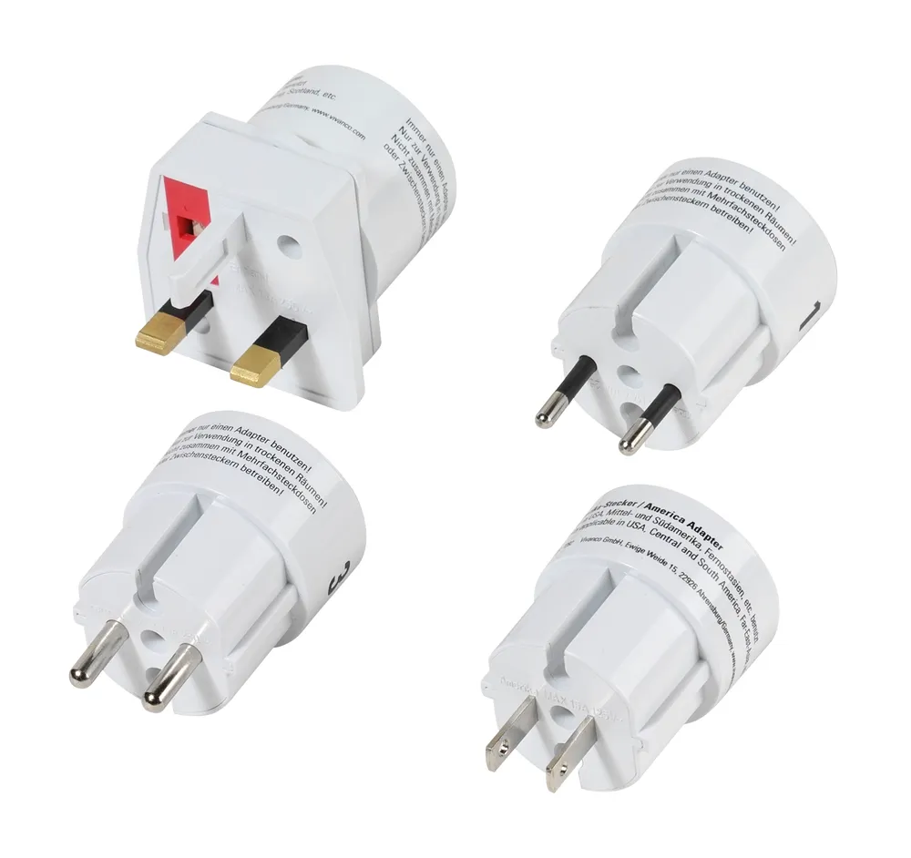 Reisestecker Set Welt, 4 teilg (7292)