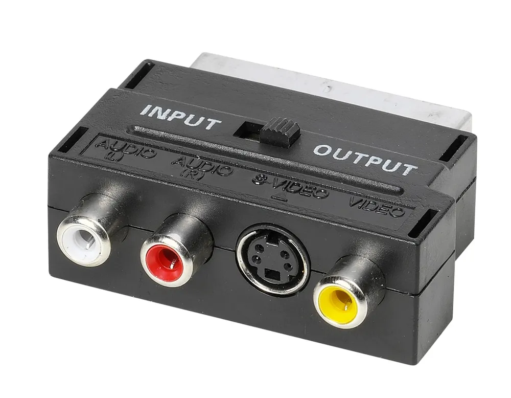 S VHS Adapter Mini DIN / Scart (47048)