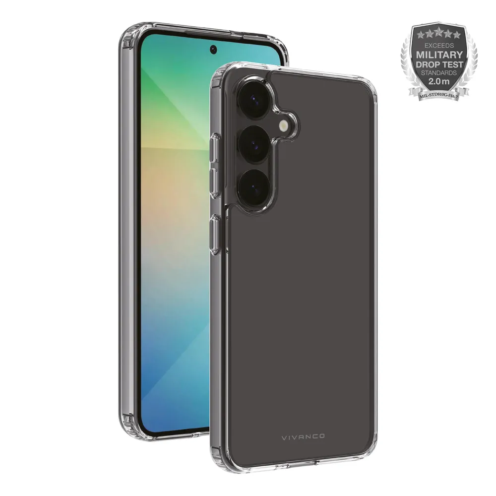 Safe and Steady, Anti Shock Cover für Galaxy S25, 2m Drop-Protection (64481)