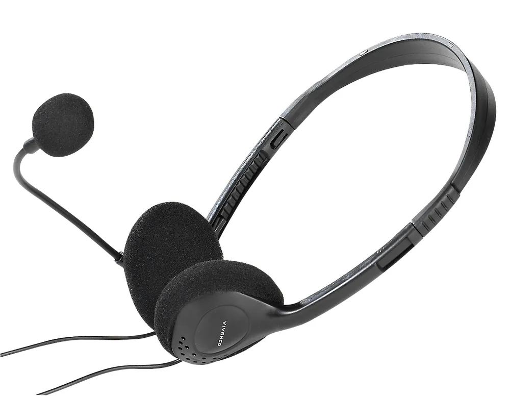 Stereo Headset, ultraleicht mit Lautstärkeregler (36651)