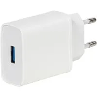 Super Fast Charger Set 18W für Smartphone und Tablet, weiß inkl. USB-C Kabel (60809)