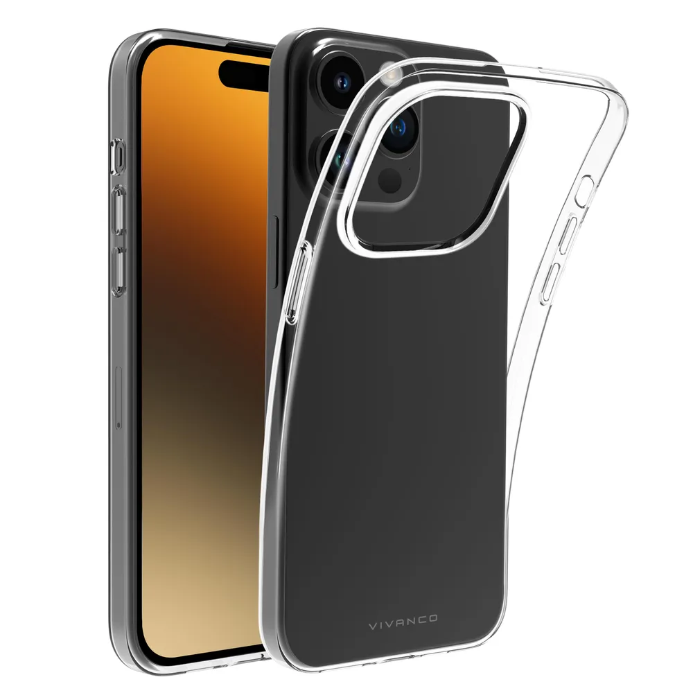 Super Slim Cover für iPhone 15 Pro Max, transparent (63924) Handyhülle