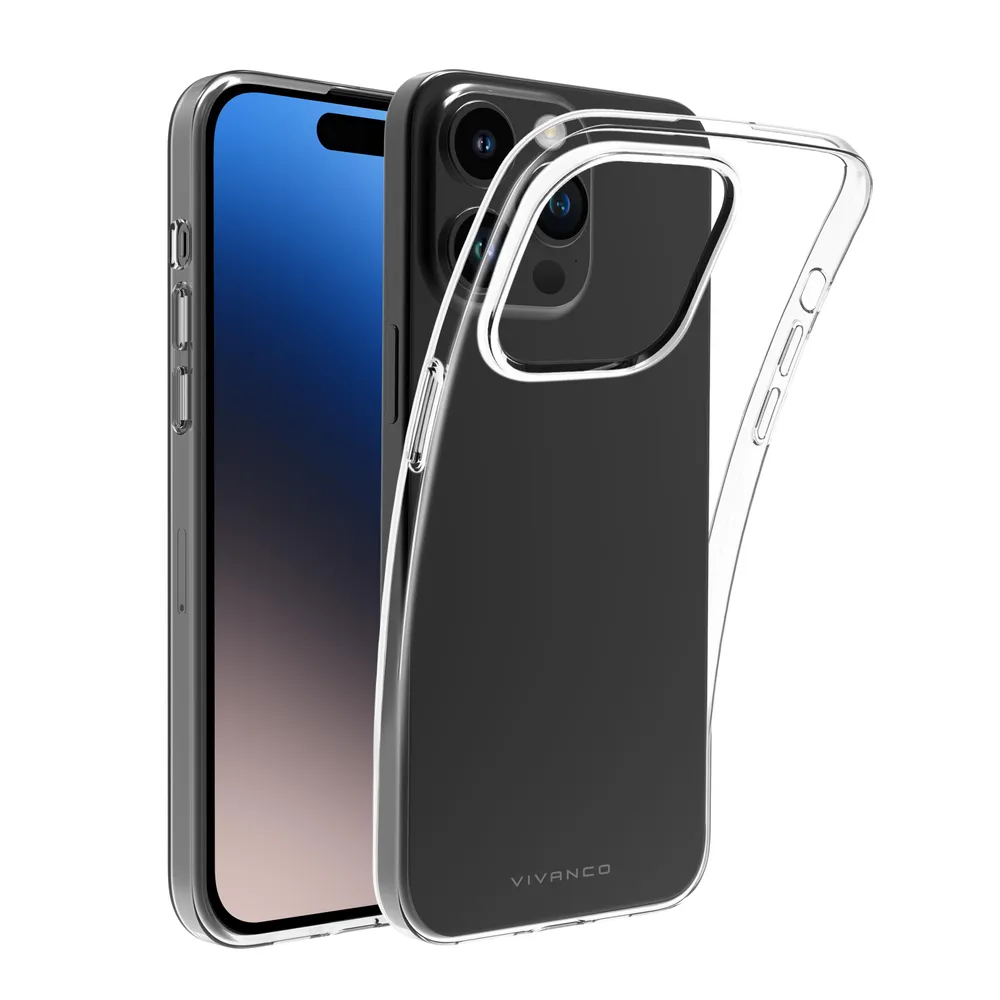 Super Slim Cover für iPhone 15 Pro, transparent (63903) Handyhülle