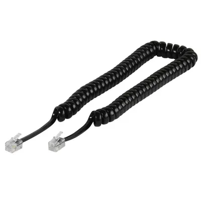 Telefonhörerkabel, RJ10-Stecker 4p4c auf RJ10-Stecker 4p4c, 2,2m (45128)