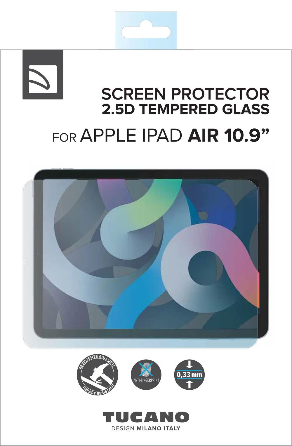 Tucano Displayschutzglas für Apple iPad Air 10.9, iPad Pro 11'' (62337)