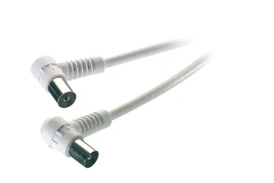 TV / Radio Winkel Antennenkabel, 90dB, 3m (48034)