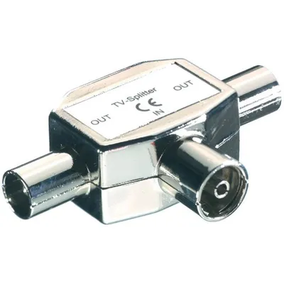 TV Zweifachverteiler, voll geschirmt (48501)