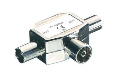 TV Zweifachverteiler, voll geschirmt (48501)