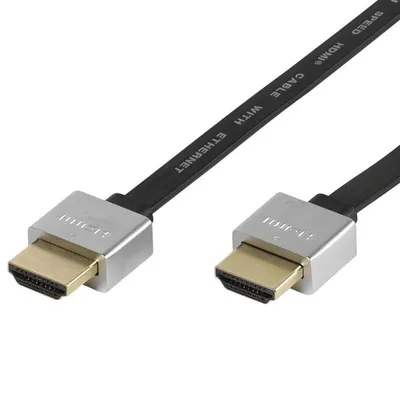 ULTRA THIN High Speed HDMI® Kabel 2,0m schwarz (32037)