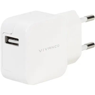 USB Charger 2.4A mit Smart IC, weiß (37562)