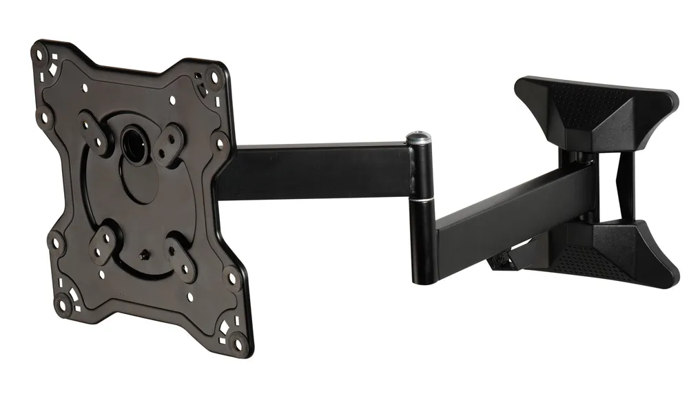 Vollständig verstellbarer TV-Ständer für Bildschirme bis zu 109 cm / 43 Zoll, Schwarz
