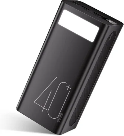 Vivitar 40000 mAh Tragbares Ladegerät mit 18W PD USB-C Schnellladung Powerbank 40000 mAh, 3 Ausgängen & 3 Eingängen, Taschenlampe, Überhitzungsschutz