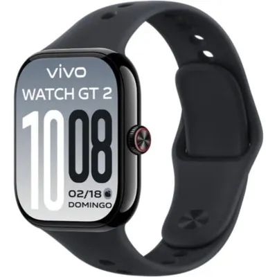 Vivo Watch GT 2 Bluetooth GPS NFC 2,07'' Schwarz Einheitsgröße Wasserdicht 5ATM SpO2 Puls