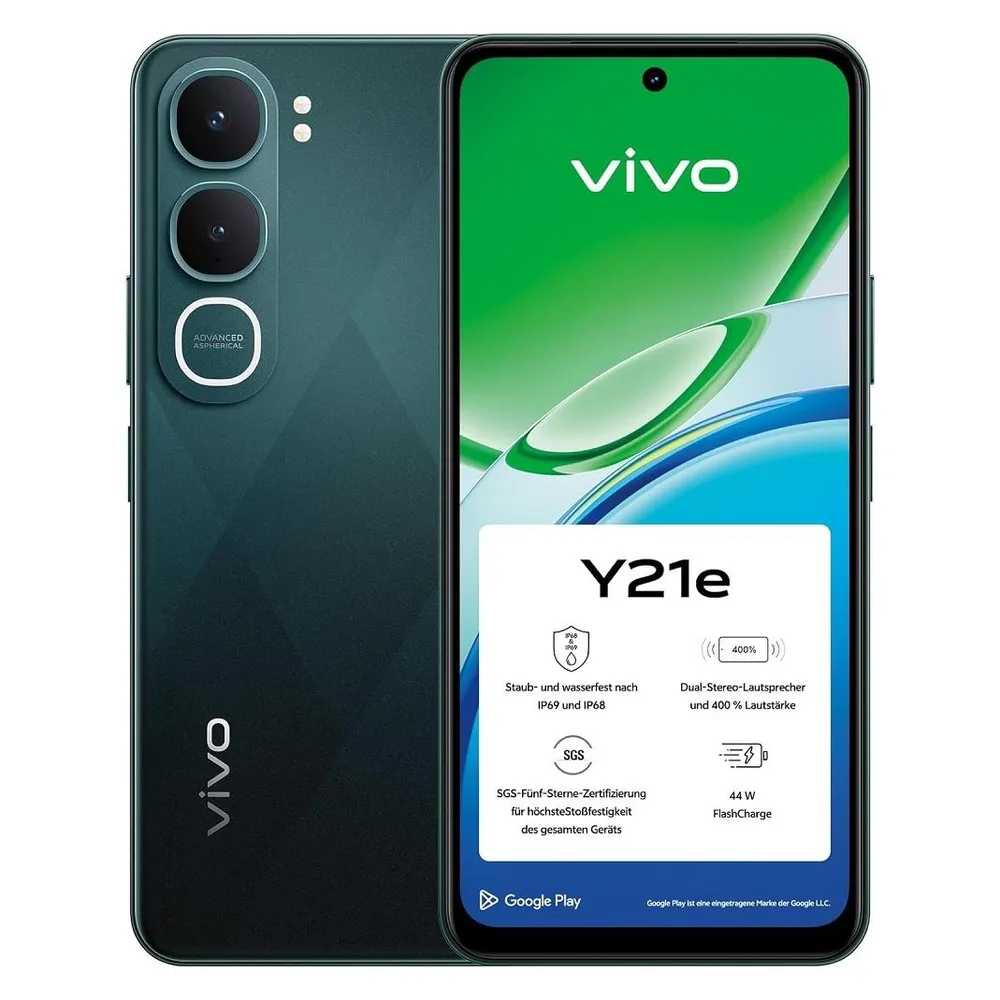 Vivo Y21e 4G 4GB 128GB 6.68" Grün