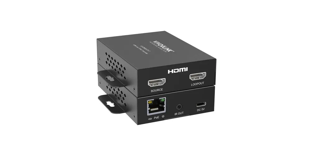 HDMI-Verlängerer Vivolink VLHDMIEXT3-T 150m AV-Sender Kabelgebunden Schwarz