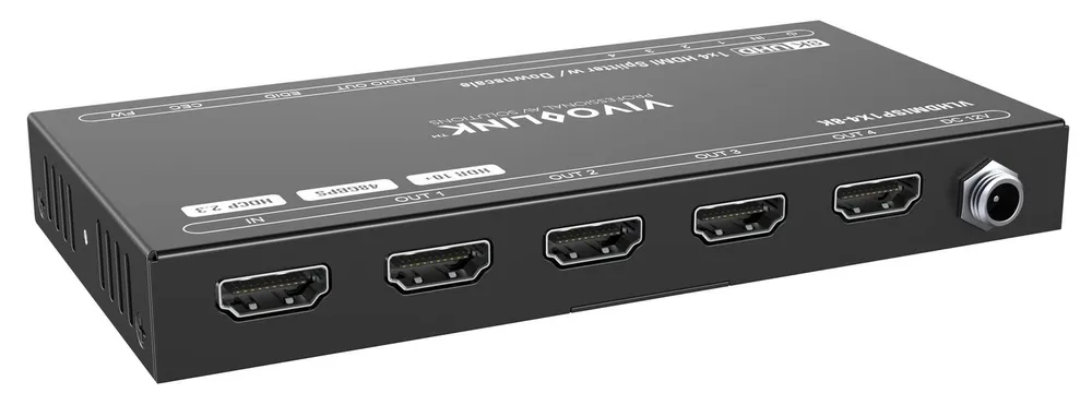 Switch Vivolink VLHDMISP1X4 HDMI 8K 1x4 60Hz Automatische Skalierung