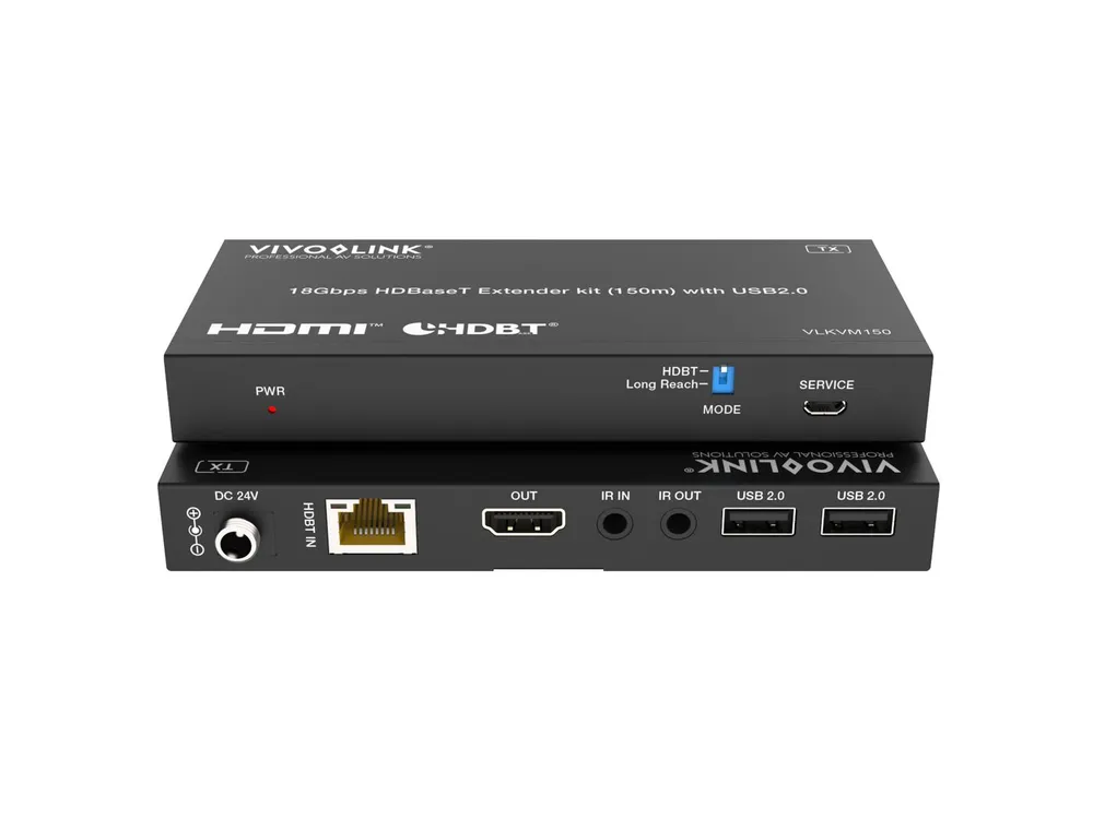 KVM Switch Vivolink VLKVM150 HDMI 4K 150 m USB-A HDR