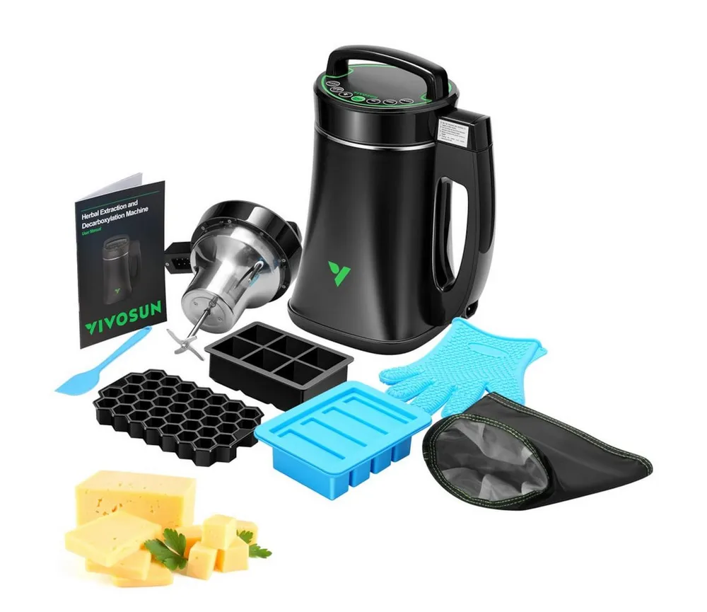 VIVOSUN Multikocher VIVOSUN Kräuter-Infusor, Decarboxylierer für Butter, Öl, Tinkturen