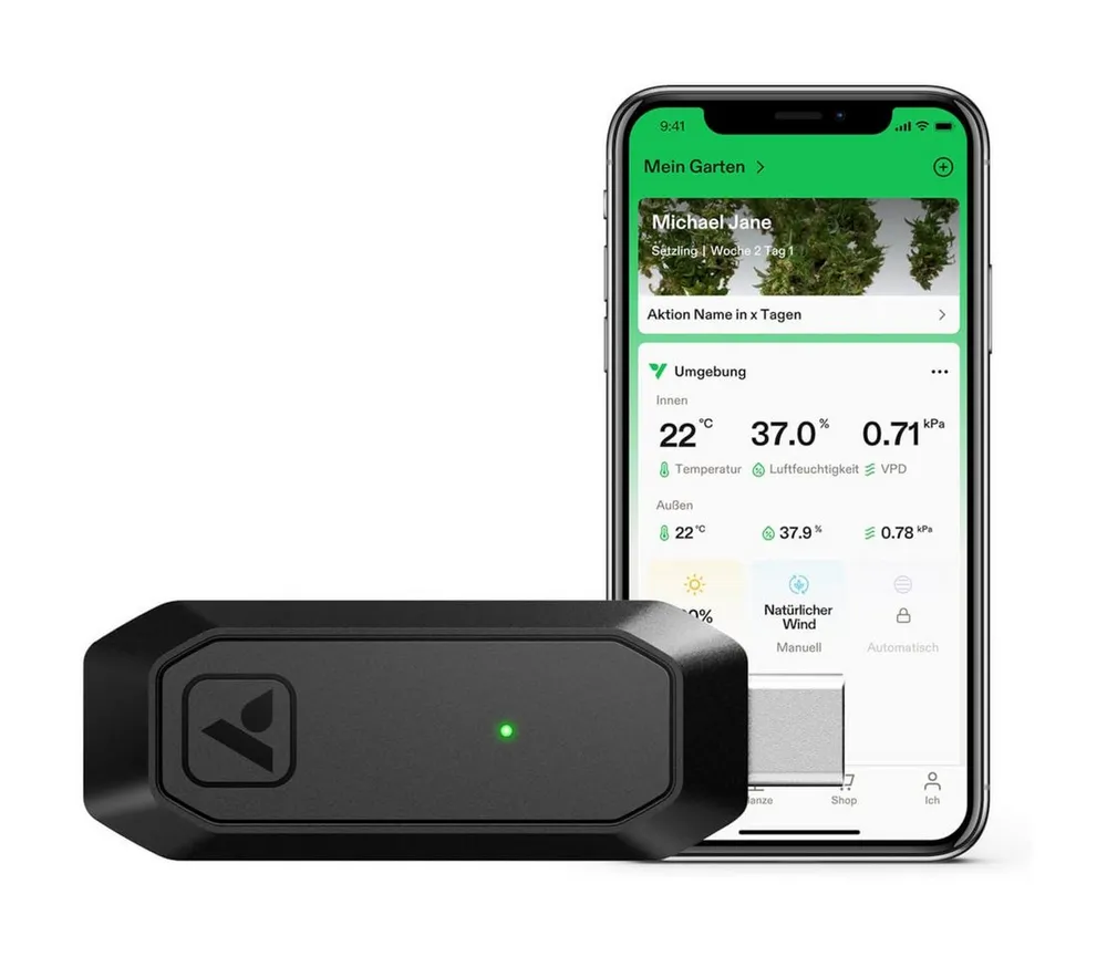 VIVOSUN VIVOSUN GrowHub E25 Smart Controller für Growzelte Smart-Home-Steuerelement, Zentrale App Steuerung für Licht und Lüftung